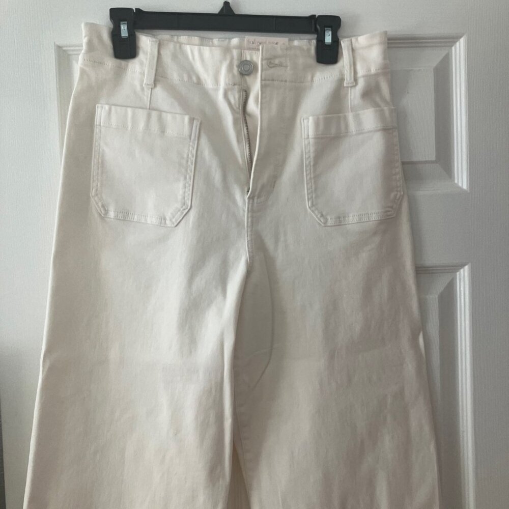Lauren Conrad Super High-Rise Wide Leg Crop Women's Pants BRAND New